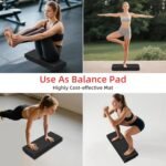 1/2 Inch Extra Thick Yoga Mat Pilates Equipment, 70"x24" Odorless Workout Mats for Home Gym, Non-slip Exercise Mats for Women Men Home Workout, Foldable Yoga Mats for Travel Camping Sleeping - Image 6