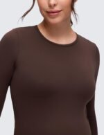CRZ YOGA Butterluxe Maternity Crewneck Long Sleeve Shirts - Athletic Yoga Casual Pregnancy Womens Tee Tops Basic Layer Soft - Image 6