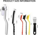 Crevice Cleaning Brush, Multi-Purpose Hard Bristle Brushes for Deep Cleaning Kitchen, Bathroom, Grout, Sink, Cup, Teapot, Bottle, Blender, Corners, Tight Spaces & More 12pcs - Image 3