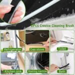 Crevice Cleaning Brush, Multi-Purpose Hard Bristle Brushes for Deep Cleaning Kitchen, Bathroom, Grout, Sink, Cup, Teapot, Bottle, Blender, Corners, Tight Spaces & More 12pcs - Image 6