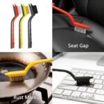 Crevice Cleaning Brush, Multi-Purpose Hard Bristle Brushes for Deep Cleaning Kitchen, Bathroom, Grout, Sink, Cup, Teapot, Bottle, Blender, Corners, Tight Spaces & More 12pcs - Image 7