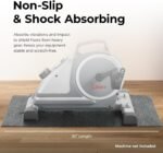 Sunny Health & Fitness Equipment Mat – Multiple Size Options – Non-Slip Floor Protection Pad for Treadmill, Bike, Elliptical, Yoga or Standing Desk and other Exercise Equipment - Image 3