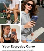 TORRAS MiniMag Power Bank, Ultra Slim 5,000mAh Wireless Portable Charger with USB-C Cable, Fast Charging iPhone Air Magnetic Battery Pack, Compatible for iPhone 17/16/15/14/13/12, Glacier Gray - Image 5