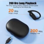 Wireless Earbuds for Xiaomi Redmi Note 6 Pro with Immersive Sound True 5.0 Bluetooth Over The Ear Sport Headphones with a Charging Case - Stereo Calls Touch Control IPX7 Sweatproof Deep Bass - Image 6