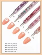 Nail Art Brushes Set, 20pcs Nail Design Painting Brushes, Professional Nail Art Design Brushes, Nail Fine Liner Brushes, Black - Image 4