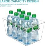 Vtopmart Clear Plastic Pantry Organizer Bins, 4 PCS Food Storage Bins with Handle for Refrigerator, Fridge, Cabinet, Kitchen, Countertops, Cupboard, Freezer Organization and Storage, BPA Free, Large - Image 4