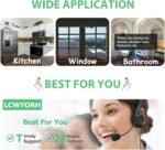 Crevice Cleaning Brush,Hard Bristle Grout Scrub Brushes Tool,Straw Cleaner Brush,Multifunctional Gap Cleaning Supplies Home Essentials for Household Use,Kitchen,Window,Bathroom,Corners(12PCS) - Image 7