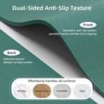 Large Yoga Mat, 72"x40"x0.4"Thick, Extra Wide Exercise Mat, Oversized Non Slip Workout Mat with Strap for Yoga, Pilates, Fitness, Home Gym Studio - Image 4