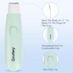 Skin Scrubber & Face Spatula - Blackhead Remover Tools, 2-in-1 Pore Cleaner Tool for Deep Cleansing, with Two Silicone Brush Head for Women and Men, Waterproof - Image 6