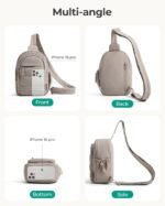 BAGSMART Small Sling Bag for Women, Puffer Crossbody Bag Purses Hobo Handbag Fanny Packs for Travel Hiking - Image 5
