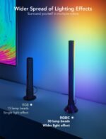 Govee RGBIC Light Bars, 15 Inches WiFi TV Backlight Suitable for 45-70 inch TVs, Smart Light Bars with Multiple Placement Options, Work with Alexa and Google Assistant, Black - Image 4