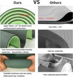 Yoga Mat 1/3" (8mm) Thick Non-Slip, Women Men Fitness & Exercise Mat, 72"Lx24"W Eco-Friendly TPE Workout Mat with Carrying Strap for Yoga, Pilates, Home Gym, Floor Exercises - Image 4