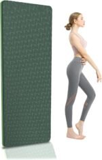 Yoga Mat 1/3" (8mm) Thick Non-Slip, Women Men Fitness & Exercise Mat, 72"Lx24"W Eco-Friendly TPE Workout Mat with Carrying Strap for Yoga, Pilates, Home Gym, Floor Exercises - Image 7
