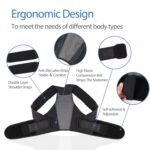 Back Brace Posture Corrector for Women and Men,Adjustable Upper Back Support,Improve Posture Support Belt for Scoliosis,Relief for Shoulder and Back Pain(XXL - Black) - Image 4