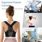 Back Brace Posture Corrector for Women and Men,Adjustable Upper Back Support,Improve Posture Support Belt for Scoliosis,Relief for Shoulder and Back Pain(XXL - Black) - Image 6