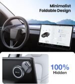 VICSEED Tesla Phone Mount【Strongest Magnet Power】Foldable Hidden Tesla Phone Holder Fit for All Phone, Tesla Model 3 Model Y for MagSafe Car Mount, Tesla Model 3 Accessories, Tesla Model Y Accessories - Image 3