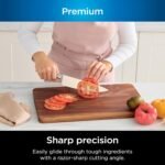 Ninja K62014 Foodi NeverDull Premium 14-Piece German Stainless Steel Knife System with Built-in Sharpener, Stainless Steel/Black - Image 4