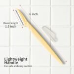 Tinkle Dermaplaning Tool 6ct, Dermaplane Razor for Women, Safe and Easy Peach Fuzz Remover, Eyebrow Trimmer with Protective Cover, Stocking Stuffers - Image 7