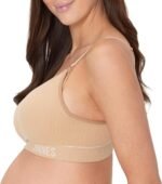 Hanes Women's Maternity Nursing Bra, Seamless Wireless Nursing Bralette for Women, Adjustable Straps - Image 5