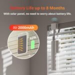 SwitchBot Smart Electric Motorized Blinds Kit - 3Pack with 2.4G WiFi Remote Control, Solar Powered, Compatible with Alexa, Google Home and Siri, Light Sensing Control, Unlimited Group Control - Image 3