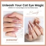 JODSONE 3-in-1 Cat Eye Magnet for Nails, Cylindrical & Square Magnets Nail Art Pens,Multi-Function Strong Magnet Nail Art Tool for Cat Eye Design DIY(Magnet Only, No Gel Included) - Image 6