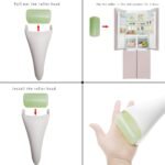 Chikoni 3 in 1 Ficial Face Ice Jade Roller and Gua Sha Tool, Natural Real Jade Anti-Wrinkle Face Eye Neck Massager Tool, Reduce Wrinkles, Puffiness, Migraine, Redness, Pain and Injury - Image 4