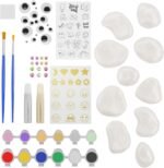 Dan&Darci Rock Painting Kit for Kids - Arts and Crafts for Girls & Boys Ages 6-12 - Craft Kits Art Set - Supplies for Rocks Paint - Best Tween Gift Ideas for Kid Activities Age 6 7 8 9 10 11 - Image 4