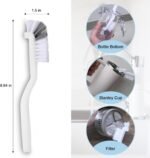 9 Pack Crevice Cleaning Brush Set, Hard Bristle Detail Brush Set for Deep Cleaning Kitchen, Bathroom, Grout, Sink, Bottle, Blender, Corners, Tight Spaces - Image 3