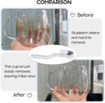 9 Pack Crevice Cleaning Brush Set, Hard Bristle Detail Brush Set for Deep Cleaning Kitchen, Bathroom, Grout, Sink, Bottle, Blender, Corners, Tight Spaces - Image 6