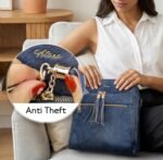 Women's Leather Crossbody Bags Anti Theft Purses RFID Blocking Handbags Trendy Travel Adjustable Strap Tassel - Image 4