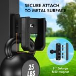 Magnetic Golf Cart Phone Holder, Rotatable Phone Mount Holder Compatible with iPhone/Galaxy/Smartphones, Golf Cart Accessories for EZGO Club Car Yamaha,Gift for Men Women - Image 3