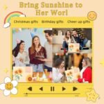 10Pcs Sunshine Gift for Women - Unique Care Package with Sunflower Gifts, Friendship Box of Sunshine for Mom Sister Wife, Get Well Soon & Birthday Present, Self Care Basket for Women Recovery - Image 3