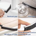 12Pcs Crevice Cleaning Brush,Small Gap Cleaning Brushes for Cleaning Bathroom,Kitchen,Window Grooves,Corners, Sinks, washbasins, Showers, faucets, bathtubs, Gas Stove and Tiles - Image 3