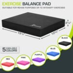 ProsourceFit Exercise Balance Pad, Non-Slip Cushioned Foam Mat & Knee Pad for Fitness and Stability Training, Yoga, Physical Therapy - Image 3
