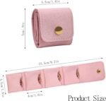 3 Pack Mini Jewelry Organizer, Travel Jewelry Case, Foldable Multifunctional Travel Jewelrys Pouch for Earrings, Necklaces, Rings, Chain Bracelets, Brooches - Image 4