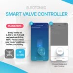 Smart Valve Controller ELROTONEG, Wi-Fi Electric Water Shutoff Controller, Tuya & Smart Life App Control, Compatible with Alexa, No Hub Required - Image 3