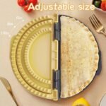 Tortilla Crimper and Sealer, 3-in-1 Multi-Size Pastry Crimper for Pie Crust, Empanada, Quesadilla, Tacos, Hand Pie Maker - 10”, 8”, 6” Molds | BPA-Free, Detachable, Dishwasher Safe Kitchen Gadget - Image 5