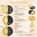 Tortilla Crimper and Sealer, 3-in-1 Multi-Size Pastry Crimper for Pie Crust, Empanada, Quesadilla, Tacos, Hand Pie Maker - 10”, 8”, 6” Molds | BPA-Free, Detachable, Dishwasher Safe Kitchen Gadget - Image 7