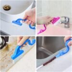 Crevice Gap Cleaning Brush Tool, 6pcs Hand-held Groove Gap Cleaning Tools, 2 in 1 Dustpan Cleaning Brushes, Shutter Door Window Track Kitchen Cleaning Brushes Kit - Image 4