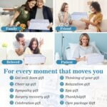 Spa Gift Baskets For Women, Self Care Gift Basket, Comfort Baskets For Women, Get Better Soon Care Package , Birthday Gifts For Girls, Hug In A Box Sympathy, Stress Relief Gifts For Men - Image 3