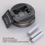 BlueSnail Kitchen Timer with LED Digital Display Smart Efficana for Home Classroom Gym Office, Volume and Brightness Adjustable Productivity Timer (Guncolor) - Image 4