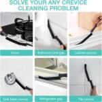 12Pcs Crevice Cleaning Brush Set,Hard Bristle Cleaning Supplies for Deep Cleaning Gap,Home Essentials,Bathroom Scrub Cleaner Brushes Tools for Household Use,Kitchen,Toilet,Window - Image 3