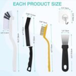 12Pcs Crevice Cleaning Brush Set,Hard Bristle Cleaning Supplies for Deep Cleaning Gap,Home Essentials,Bathroom Scrub Cleaner Brushes Tools for Household Use,Kitchen,Toilet,Window - Image 8