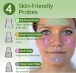 Blackhead Remover Pore Vacuum - Facial Pore Cleaner with 3 Adjustable Suction Levels, 4 Blackhead Removal Tools, Electric Acne Extractor Tool for Women & Men - Image 4