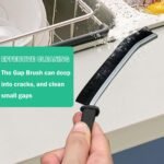 5 Pcs Crevice Cleaning Brush Multifunctional Hard Bristle Gap Cleaning Brush Tool, Gap Brush Suitable for Bathrooms, Kitchen Surfaces, Windows Groove and Faucets - Image 7