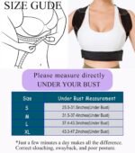 Posture Corrector for Women & Men Adjustable Lightweight Upper Back Brace Support Improve Posture Support Belt for Scoliosis Pain Relief From Shoulder Back Correct Hunchback（Black,X-Large） - Image 8