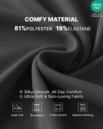 G4Free EverGoing Maternity Athletic Shorts with Pockets Over The Belly Drawstring Casual Pregnancy Shorts Yoga Workout - Image 4