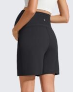 G4Free EverGoing Maternity Athletic Shorts with Pockets Over The Belly Drawstring Casual Pregnancy Shorts Yoga Workout - Image 5