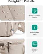 BAGSMART Puffer Crossbody Bum Bags for Women, Small Cross Body Purses for Women Travel & Work, Quilted Water-resistant Hobo | 4L, Quilted, Puffy, Mom, Everyday bag - Image 7
