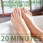 SULADEC Moisturizing Foot Mask with Shea Butter and Goat Milk, Hydrating Foot Masks for Dry Cracked Feet, Dry Skin Moisturizer for Soft and Smooth Touch Feet - Men Women - 5 Pairs - Image 3